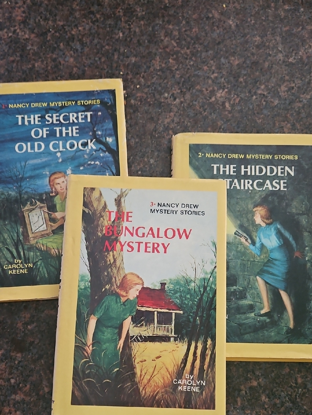 Nancy Drew Mystery Stories Boxed Set - Yellow & Green Covers